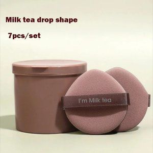 7PCS Cosmetic Puff Set Double Sided (water drop)